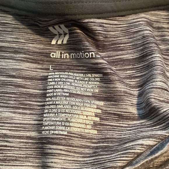 All In Motion Men’s Exercise T-shirt - Picture 2 of 3